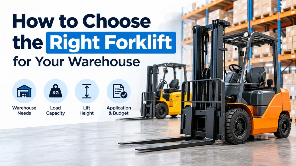 Choosing the right forklift for a warehouse