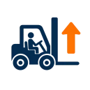 Forklift maintenance icon representing extended equipment life
